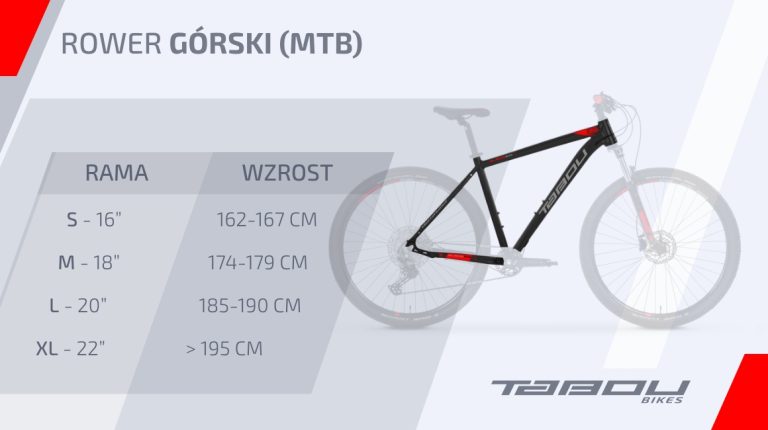 Romet Rozmiar Roweru Jak dobrać rower do wzrostu? | TABOU Poradnik Rowerowy